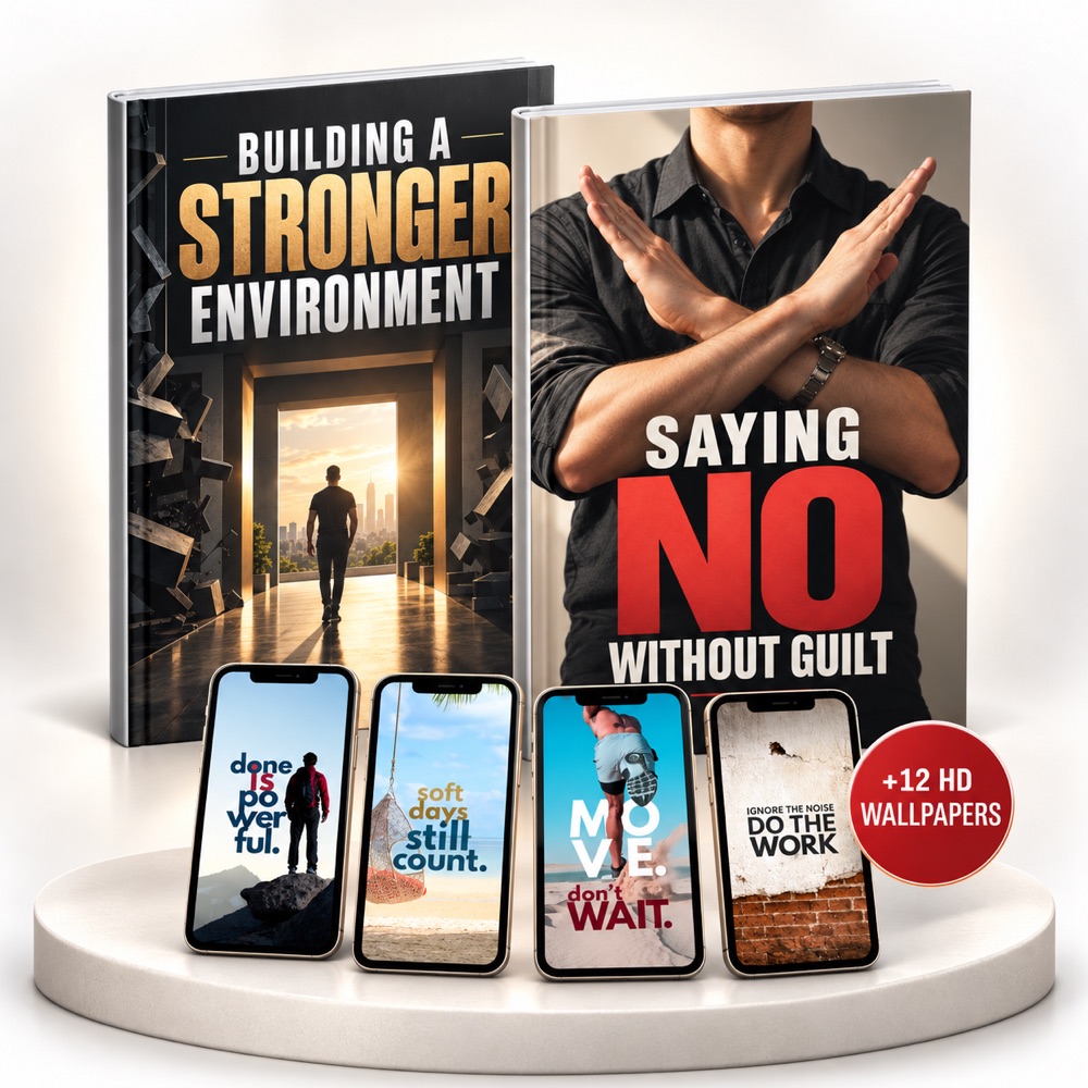 Bonus: Building a Stronger Environment, Saying NO Without Guilt, and 12 HD wallpapers
