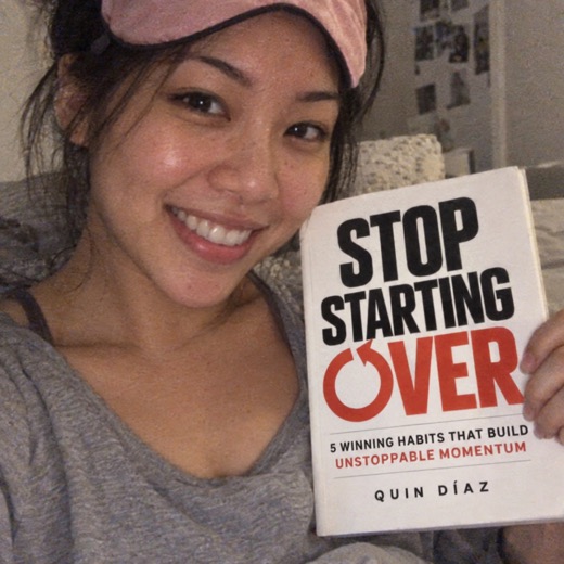 Reader holding Stop Starting Over