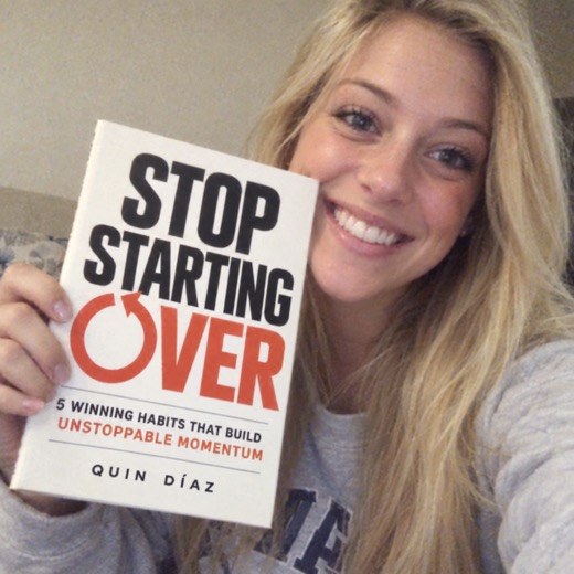 Reader holding Stop Starting Over